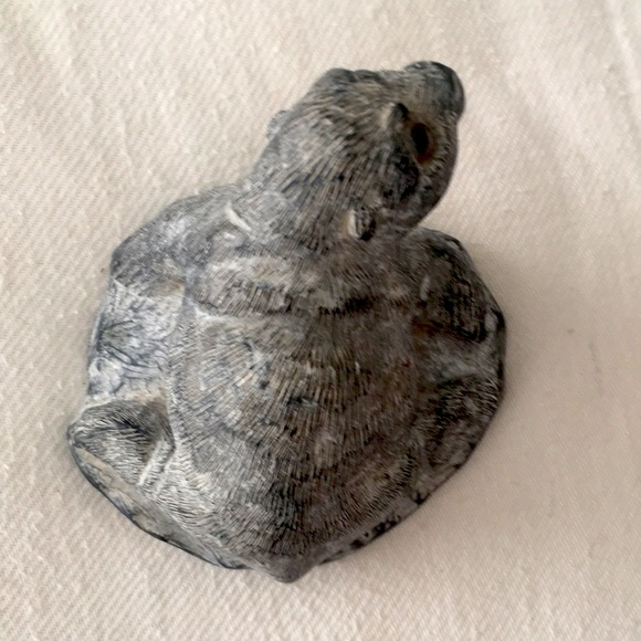 🔻Vintage🔻  Soapstone Seal Figurine Hand Carved 1970’s - Picture 7 of 10
